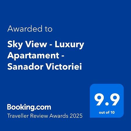 Sky View - Luxury Apartament - Sanador Victoriei Bucarest Exterior foto